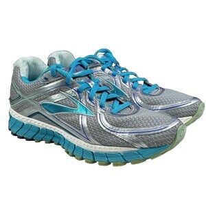 Brooks Adrenaline GTS 16 Silver Women's Running Shoes, Size 9 - Pre-owned